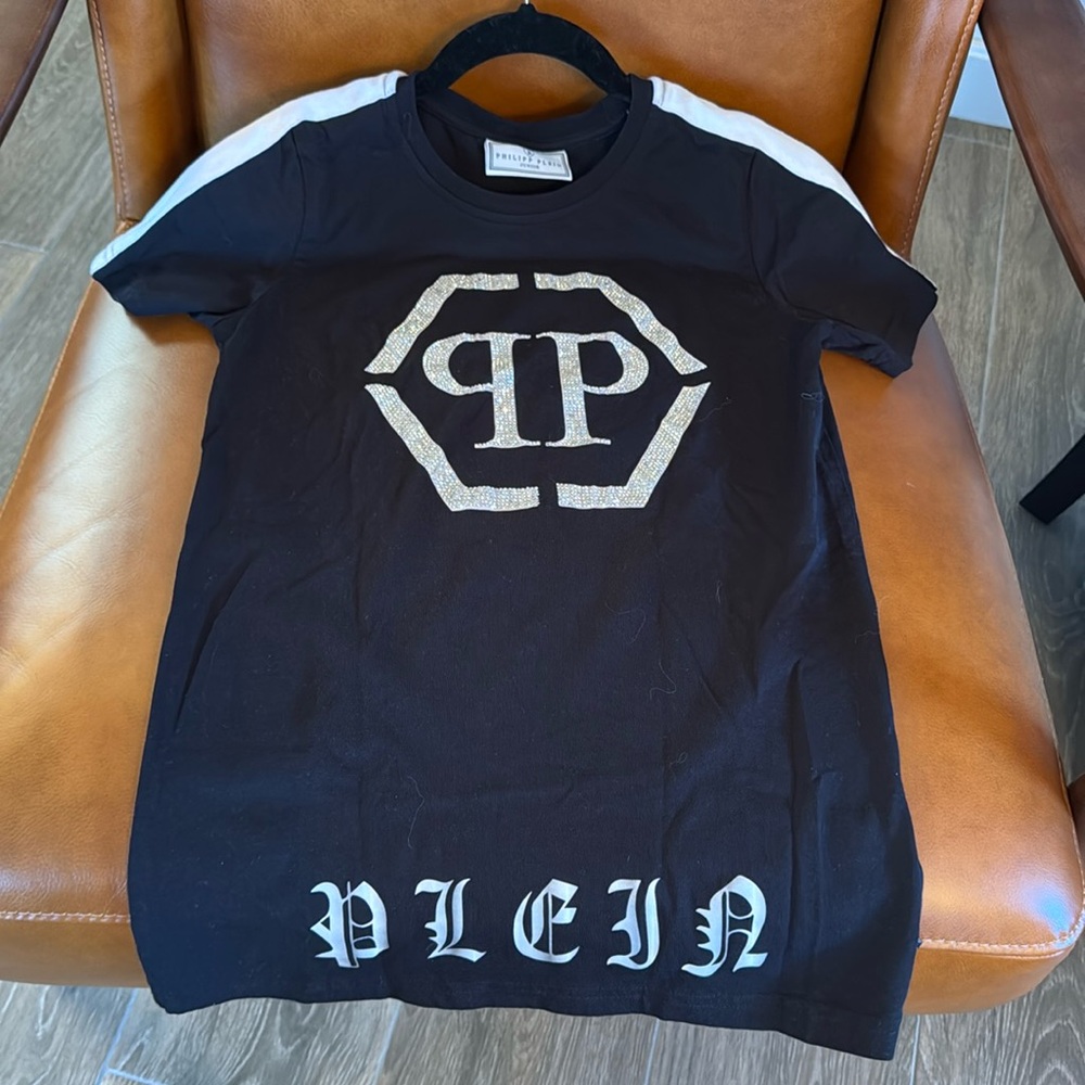 Philipp Plein Kids Black T-Shirt